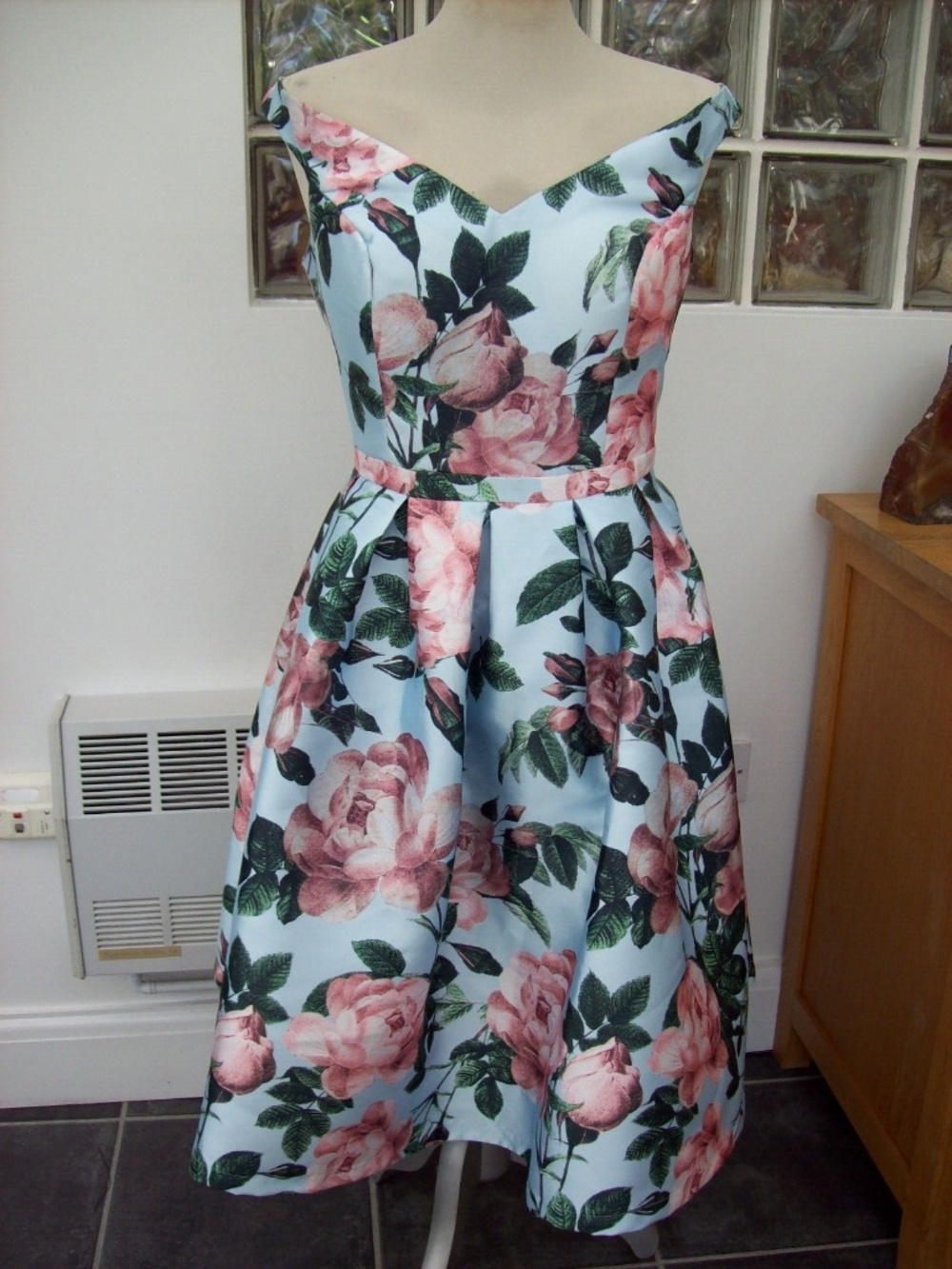 Vintage Plus-size floral dress - Picture 4 of 7